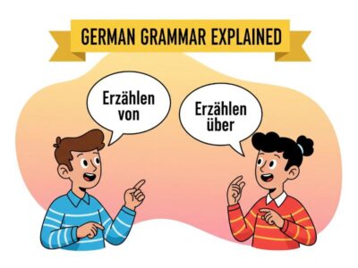 Erzählen von và Erzählen über: Đâu là sự khác biệt?