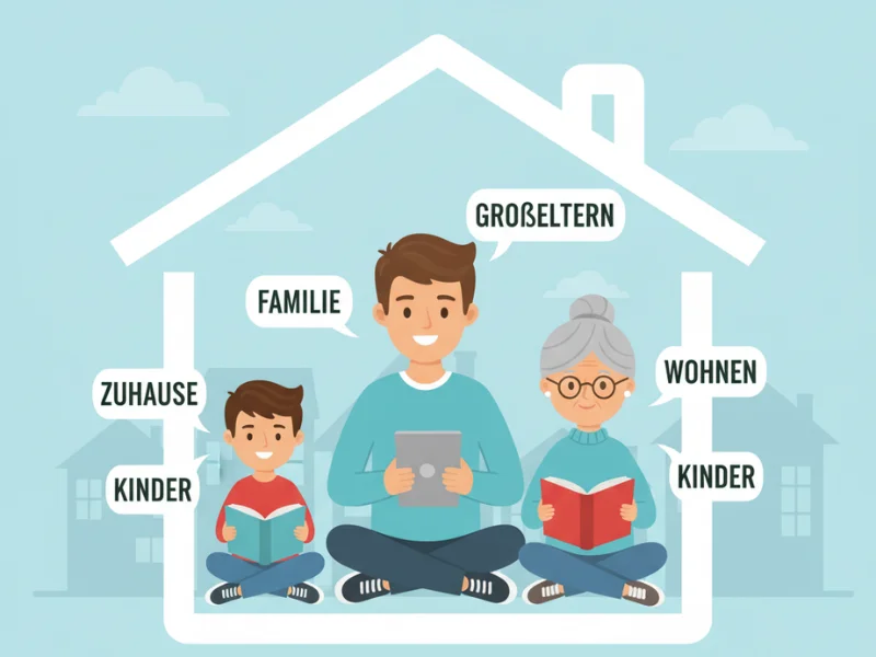 Bí Quyết Thi Nói Tiếng Đức Chủ Đề "Mehrere Generationen Unter Einem Dach"