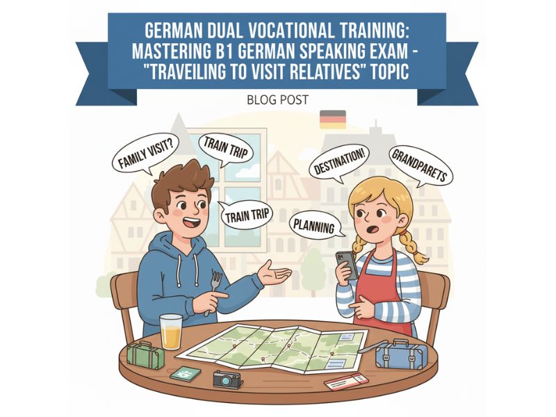 Du Học Nghề Kép Tại Đức: Bí Quyết Chinh Phục Bài Thi Nói Tiếng Đức B1 Với Chủ Đề "Đi Du Lịch Thăm Người Thân"