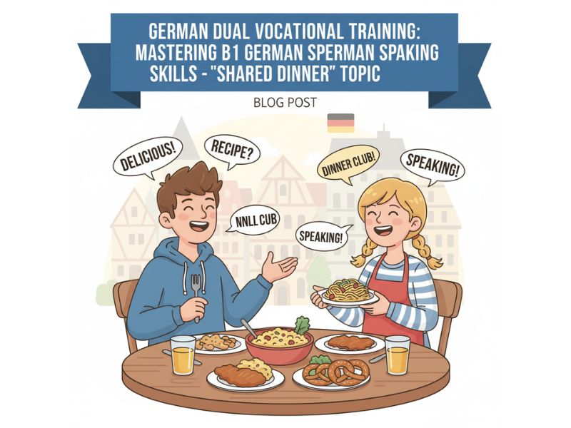 Du Học Nghề Kép Tại Đức: Bí Quyết Chinh Phục Kỹ Năng Nói Tiếng Đức B1 Với Chủ Đề "Bữa Tối Chung"