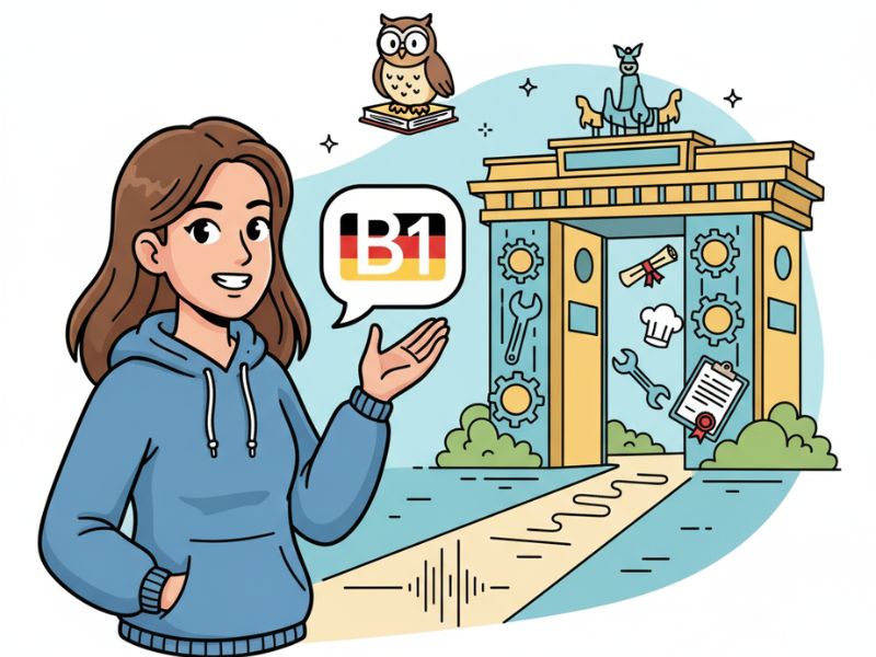 Luyện Thi Nói B1 Tiếng Đức: Bí Kíp "NÓI CHUẨN" Mở Cánh Cửa Du Học Nghề Kép Tại Đức Cùng DVG