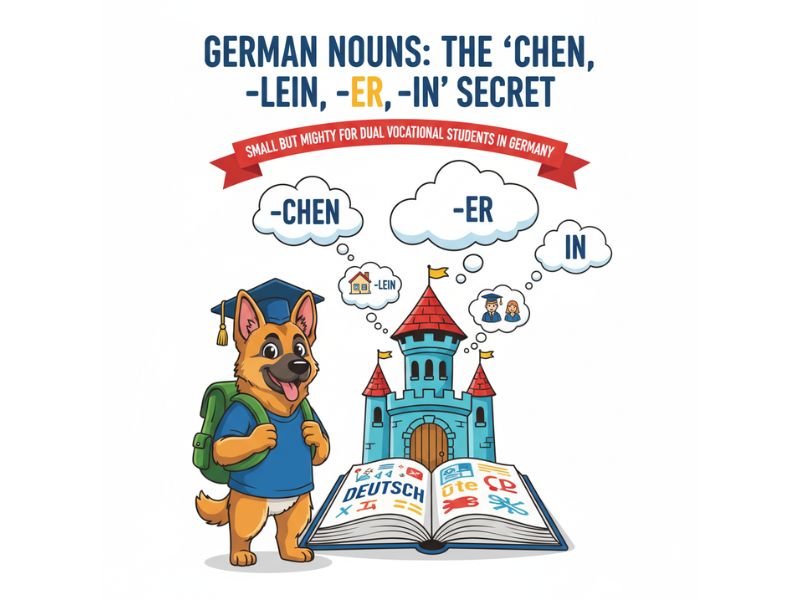 Bí Quyết Thành Lập Danh Từ Có Đuôi -chen, -lein, -er, -in Trong Tiếng Đức – "Nhỏ Mà Có Võ" Cho Du Học Sinh Nghề Kép Tại Đức