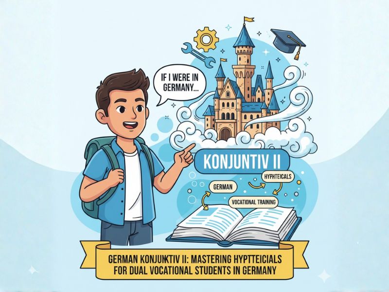 Khám Phá Konjunktiv II Tiếng Đức: "Giả Định" Siêu Hay Cho Du Học Sinh Nghề Kép Tại Đức